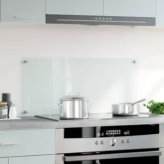 VidaXL Spatscherm Keuken 90x40 Cm Gehard Glas Transparant