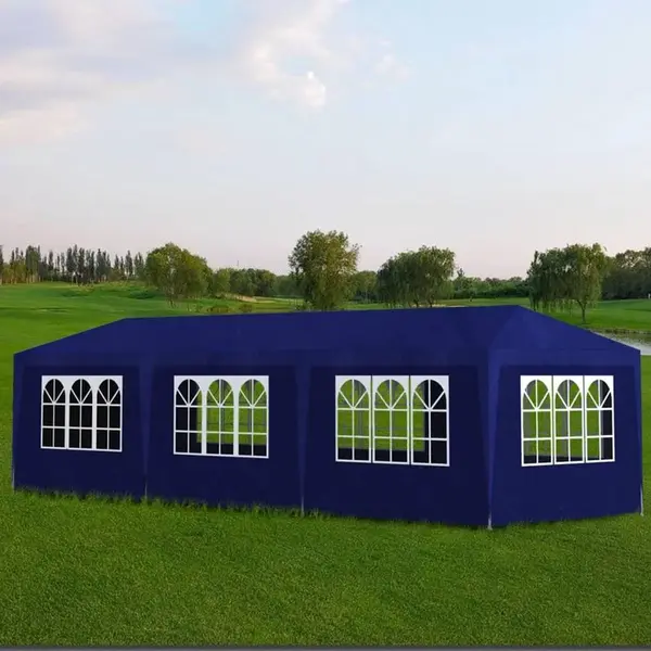 Vidaxl - Party Tent 3x9 M Blue thumbnail