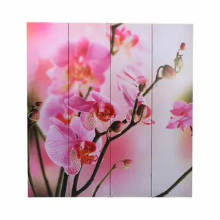 VidaXL Kamerscherm Inklapbaar Bloem 160x170 Cm