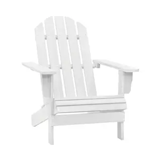 VidaXL Tuinstoel Hout Wit