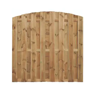Holzzaun Dichtzaun Bogen 180x180cm
