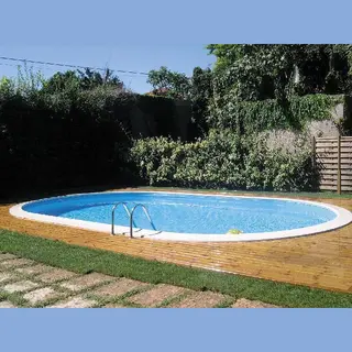 Intergard Inbouw Zwembad 600x320cm - Ovale Tuin Zwembad Met Installatie