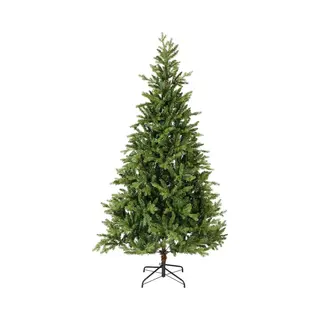 Everlands Kunstkerstboom Allison Pine - Groen - Pe En Pvc Naalden - Scharniersysteem - D.127cm - H.210cm