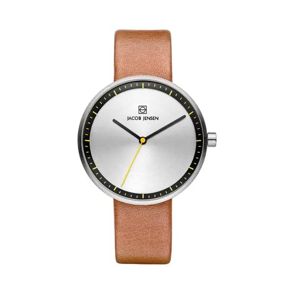 Jacob Jensen 281 Horloge Dames - Bruin - Edelstaal thumbnail