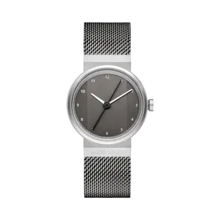Jacob Jensen 792 - Dames Horloge - 29 Mm - Grijs Roestvrij Staal