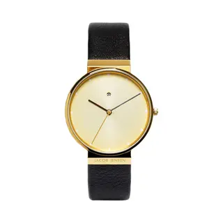 Jacob Jensen 845 Horloge Heren - Zwart - Edelstaal Doubl�