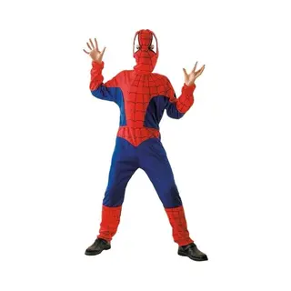 Haza Spinnenheld Verkleedkleding Kostuum - Voor Kinderen - Spiderman - Superhelden - Carnaval - Jumpsuit 110/122
