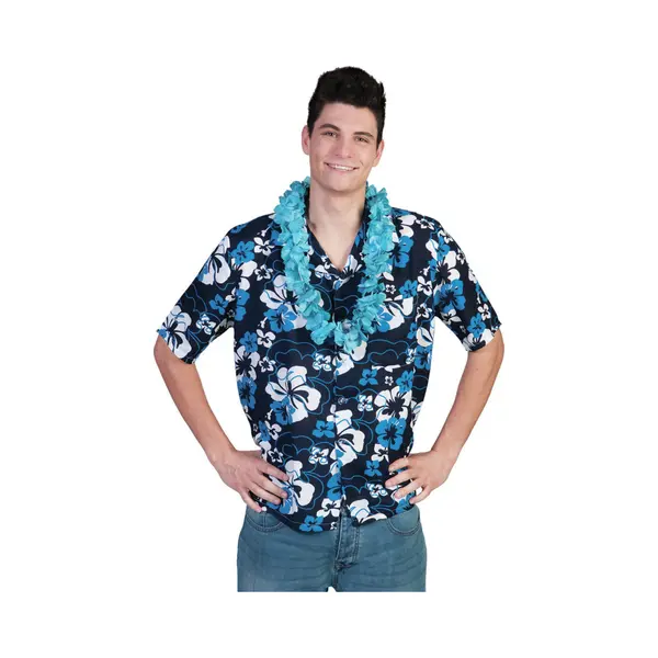 Blauwe Hawaii Blouse Honolulu 56-58 (2xl/3xl) thumbnail