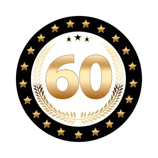 Bellatio Decorations Bierviltjes 60 - 25x Stuks - Zwart/goud - Luxe - Verjaardag/jubilea - Feestartikelen thumbnail