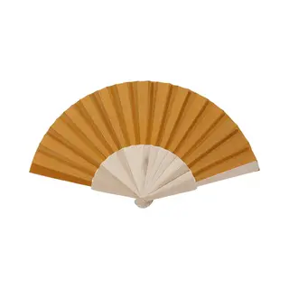 Spaanse Waaier - Oranje - 42 X 23 Cm - Hout - Verkoelend - Handwaaier