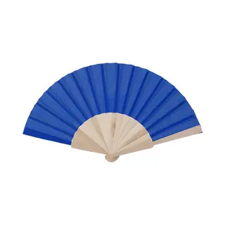 Spaanse Waaier - Blauw - 42 X 23 Cm - Hout - Verkoelend - Handwaaier