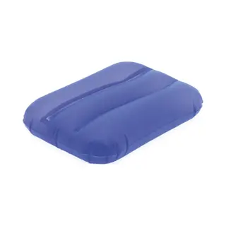 Opblaasbare Kussentje - Blauw - 28 X 19 Cm - Reiskussens - Opblaasbare Kussens Voor Onderweg/strand/zwembad