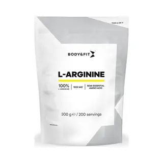 Body & Fit L-Arginine Poeder - Semi-Essentieel Aminozuur - 300 Gram (200 Doseringen)