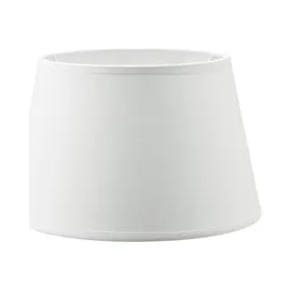 Home Sweet Home - Stoffen - Stoffen Lampenkap - Conisch - White - Minimalistische Stijl - 20 X 15 X 13 Cm - E27 Fitting - Voor Tafellamp - Voor