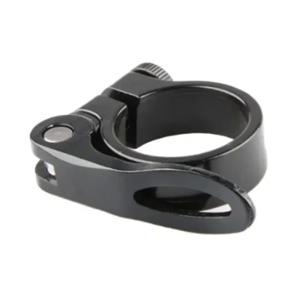 M-Wave Mirage Zwarte Zadelklem Met Snelspanner - 34.9 Mm - Instelbare Klemkracht - Cnc Gefreesd Aluminium thumbnail