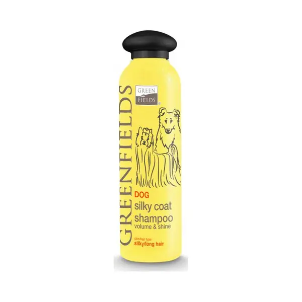 Greenfields Dog Silky Coat Shampoo - Hondenvachtverzorging - 25 Cm Geel thumbnail