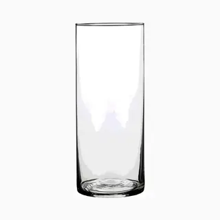 Mica Decorations Vaas - Cilinder - Helder Glas - D12 X H30 Cm - Bloemenvaas