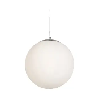 Qazqa Scandinavian Pendant Light Opal Glass 50cm - Ball 50