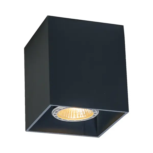 Qazqa Modern Surface Mounted Spotlight Black Gu10 50mm - Qubo thumbnail