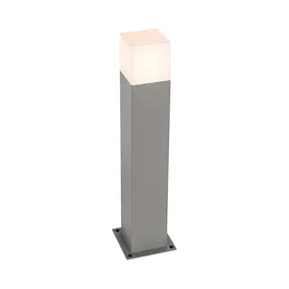 Qazqa Moderne Stehende Außenleuchte Grau 50 Cm Ip44 - Dänemark