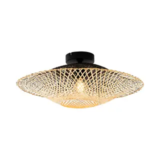 Qazqa Oriental Outdoor Ceiling Light Bamboo 50 Cm Ip44 - Rina
