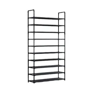 Schoenenrek Xxl - 10 Laags - 86x28x175 Cm - Voor 40 Tot 50 Paar Schoenen