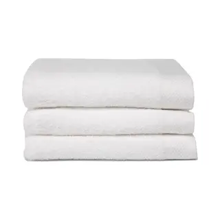Seahorse Pure Badhanddoek - Set Van 3 - Katoen - Superzacht - Badstof - 60x110 Cm - Wit