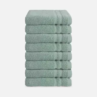 Byrklund Gastendoekjes 30x50 - Set Van 8 - Hotelkwaliteit - Zeeblauw