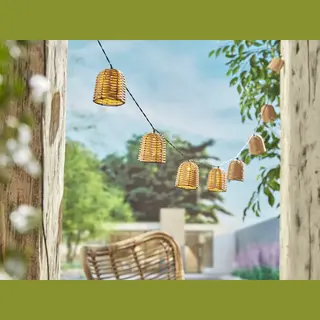 Luxform - Solar 1x Rattan 4.5LM, Party Lighting