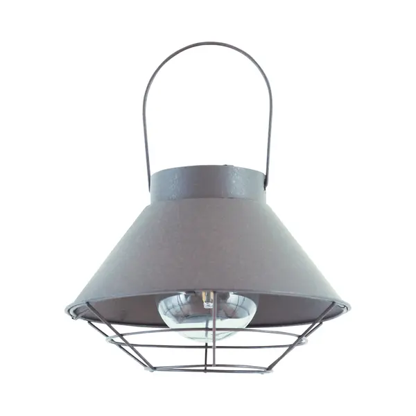 Luxform Solar Steel Wire Hanging Lantern Detroit In Brown thumbnail