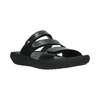 Dames Slippers Wolky 0088531-002 Sense Martinica Zwart - Maat 40