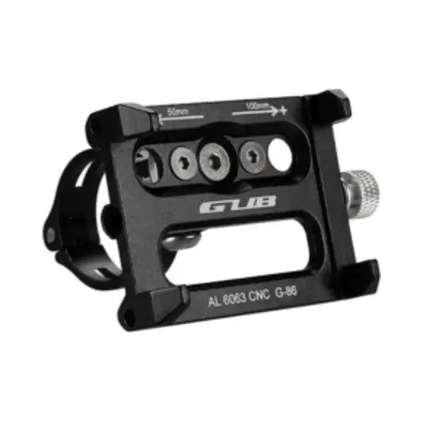 Gub - Universele - Fiets Telefoonhouder- Smartphone - Zwart thumbnail