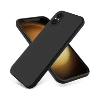 Siliconen Hoesje Geschikt Voor Sony Xperia 5 V | Flexibel | Dun | Zacht | Back Cover Zwart