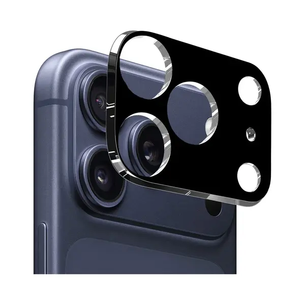 Rosso Camera Protector Geschikt Voor Apple IPhone 17 Pro | Camera Lens Bescherming | Case Friendly | Ultra Dun Glas | Zwart thumbnail