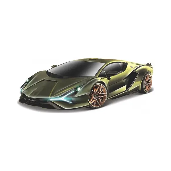 Bburago Lamborghini Sian Fkp 37 2019 1, 18 Groen Metallic/goud Modelauto Schaalmodel thumbnail