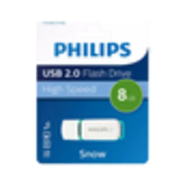 Philips FM08FD70B Usb flash drive 8 Gb Usb Type-A 2.0 Turkoois, Wit thumbnail