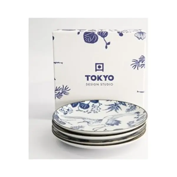 Tokyo Design Studio - Flora Japonica Borden - 16x2cm - Set Van 4 Stuks In Giftbox thumbnail