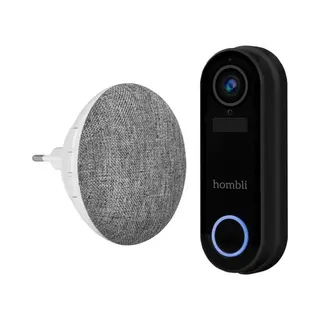 Hombli Smart Doorbell Pack Schwarz, Weiß