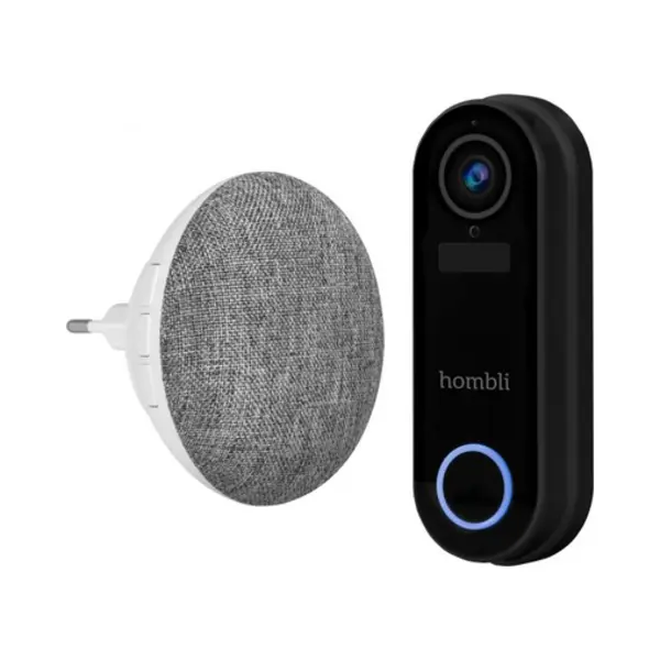 Hombli Smart Doorbell Pack Schwarz, Weiß thumbnail