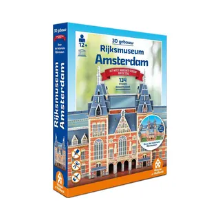 Rijksmuseum Amsterdam - 3D Gebouw (134 Stukjes) - Tucker's Fun Factory