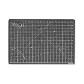Elan Snijmat A3 Zwart En Taupe, 5-laagse Zelfherstellende Snijmat A3, Knutselmat, Snijmat 30x44 Cm, Self Healing Cutting Mat A3, Snijmat A3