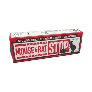 Tekksteel Muis & Rat Stop - Muizen Staalwol 200 Gram - Rvs Staalwol Tegen Muizen - Ongediertewering - Ongediertebestrijding