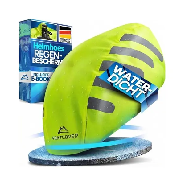 Nextcover® Universele Regenhoes Voor Fietshelmen - 100% Wind- En Waterdichte Helmhoes - thumbnail