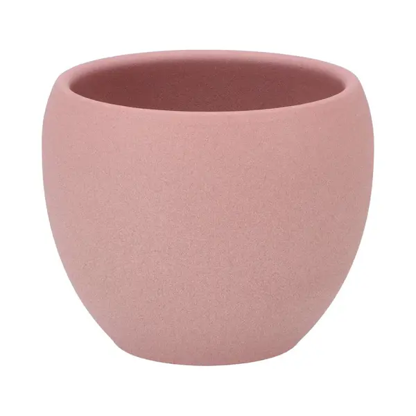 Dk Design Bloempot/plantenpot Vinci - Lichtroze Mat - Voor Kamerplant - D11 X H14 Cm thumbnail