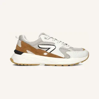 Hub Grid-m Sneakers Heren - Leren Sneaker - Wit - Maat 44
