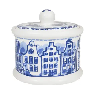 Blond Amsterdam Voorraadpot Rond 12, 5 Cm - Motif Dauphins Blonds