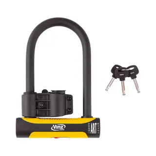 Vinz Locks Vinz Grivola Art 4 Beugelslot - 3 Sleutels - Art 4 Slot Motor, Scooter, Fiets, Bakfiets, Ebike & Fatbike