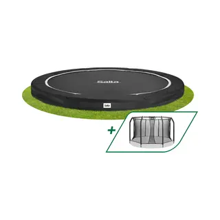 Salta Premium Ground - Inground Trampoline Met Veiligheidsnet - ø 251 Cm - Zwart