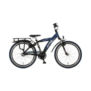 Alpina fietsen Alpina Yabber J24 Jet Black Metallic Matt - Sporty Blue Ma.