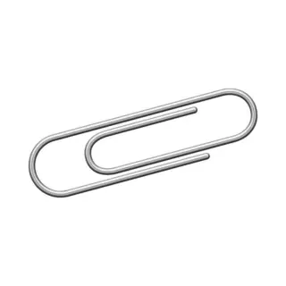 1000 Stuks Paperclips 30 Mm